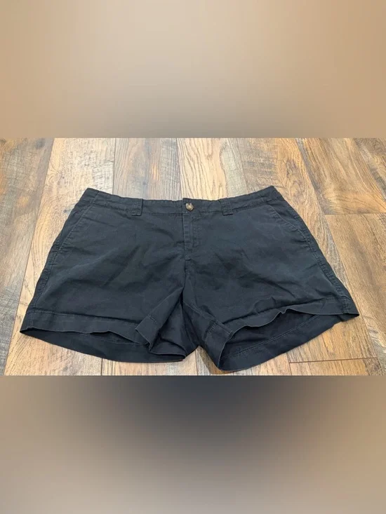 Old Navy Black Chino Shorts, Women’s Size 12, Low Rise - Picture 2 of 7
